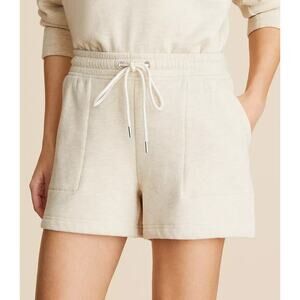 $55 Lou & Grey Loft Fluffy Fleece Shorts - Ivory - Small